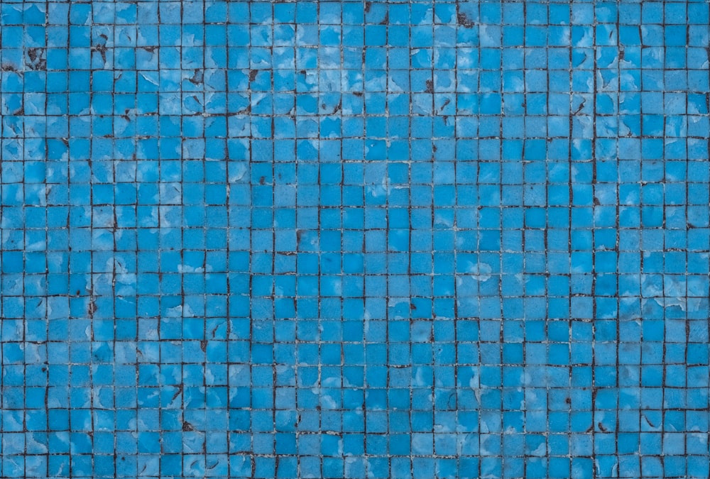 blue and brown concrete brick