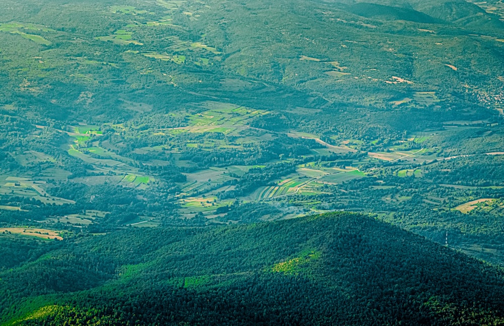 aerial view of green grass field during daytime