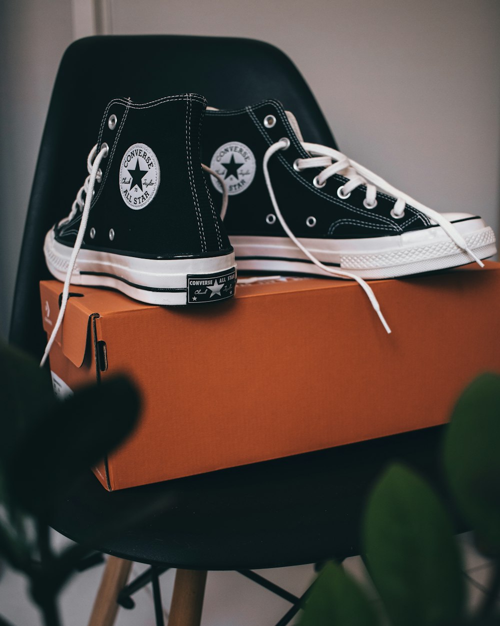 black and white converse all star high top sneaker