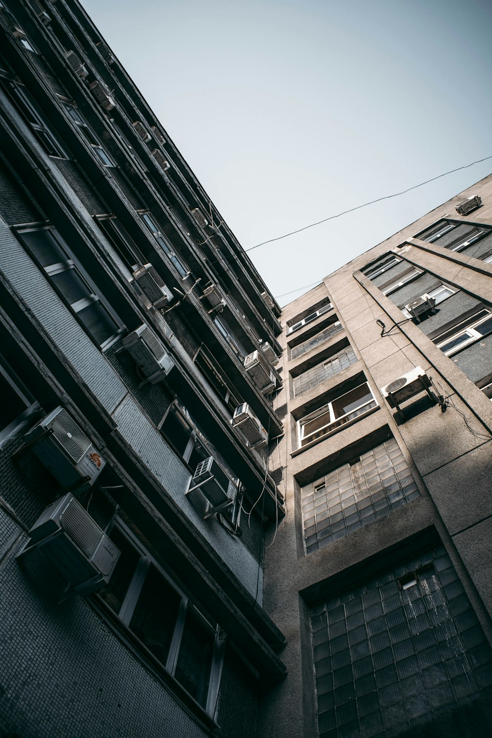 black and brown concrete building