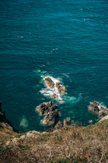 aerial view of sea during daytime