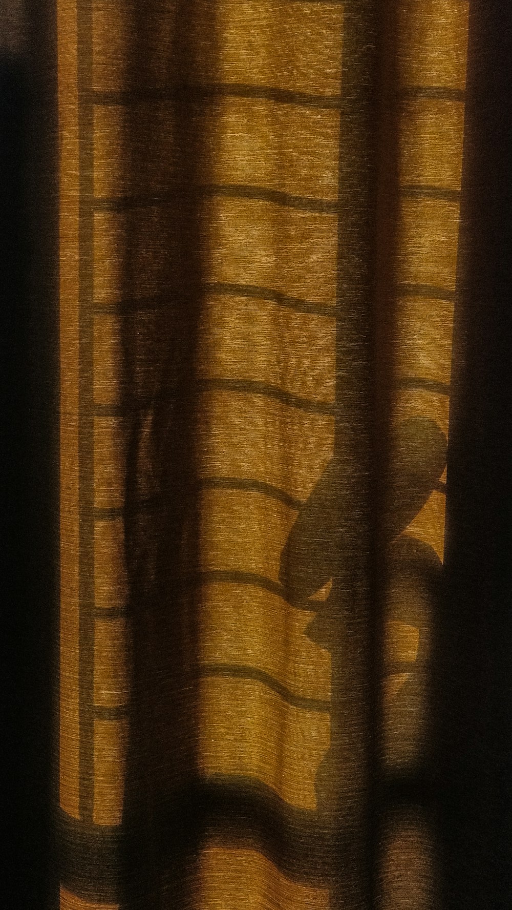 black and brown stripe textile