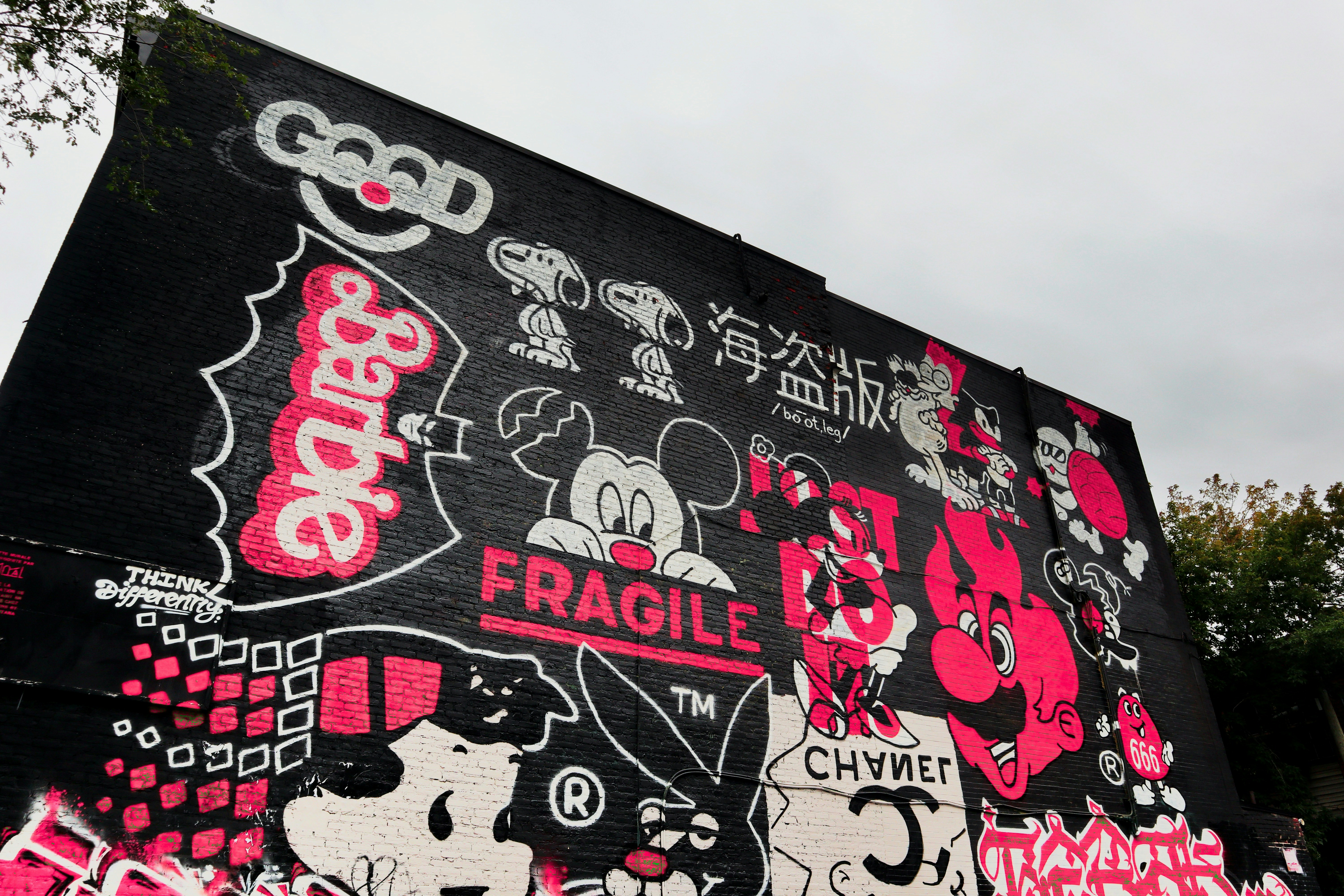 black red and white love me love me and love me wall art