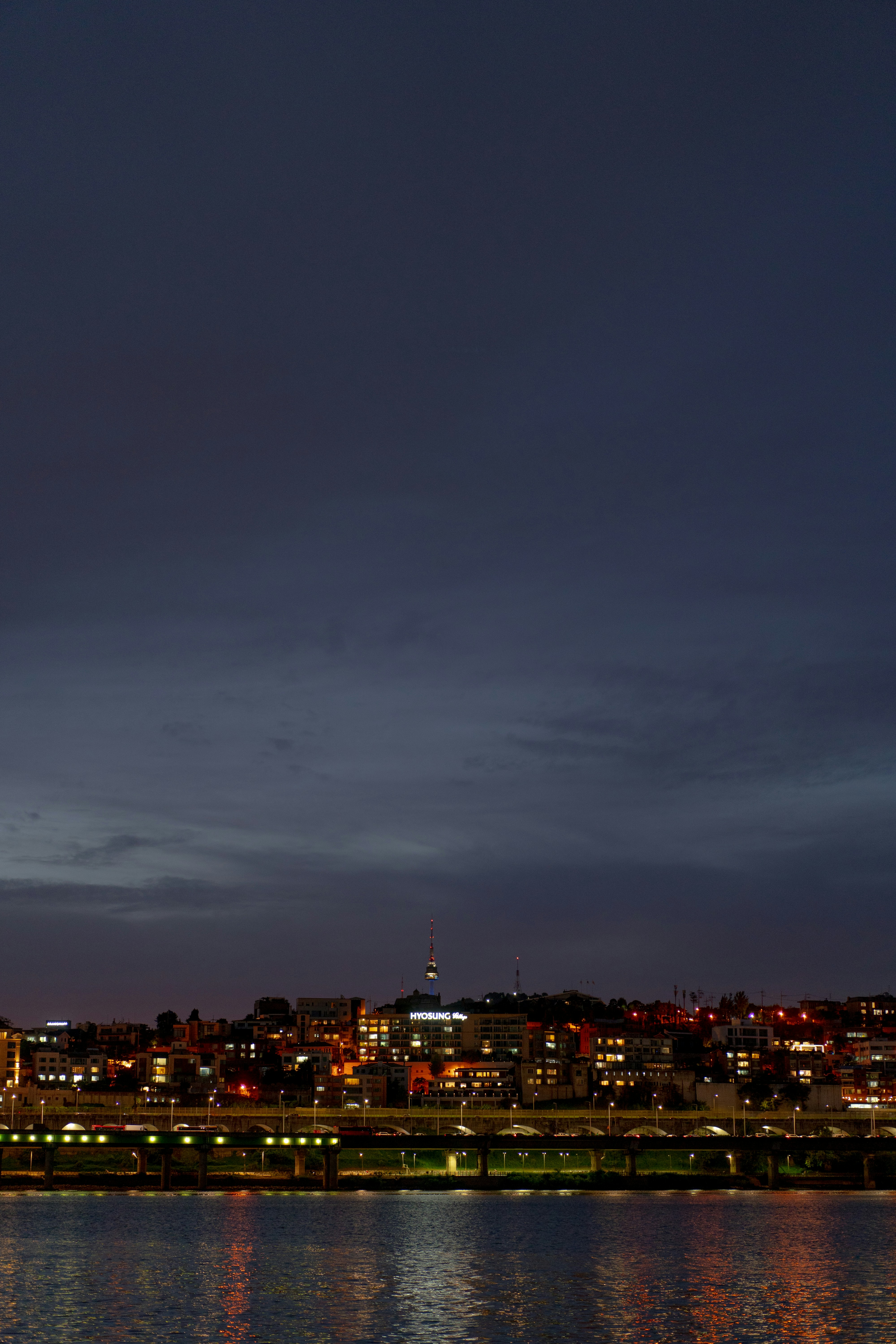 City with high rise buildings during night time photo – Free City Image ...
