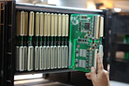 green and black circuit board