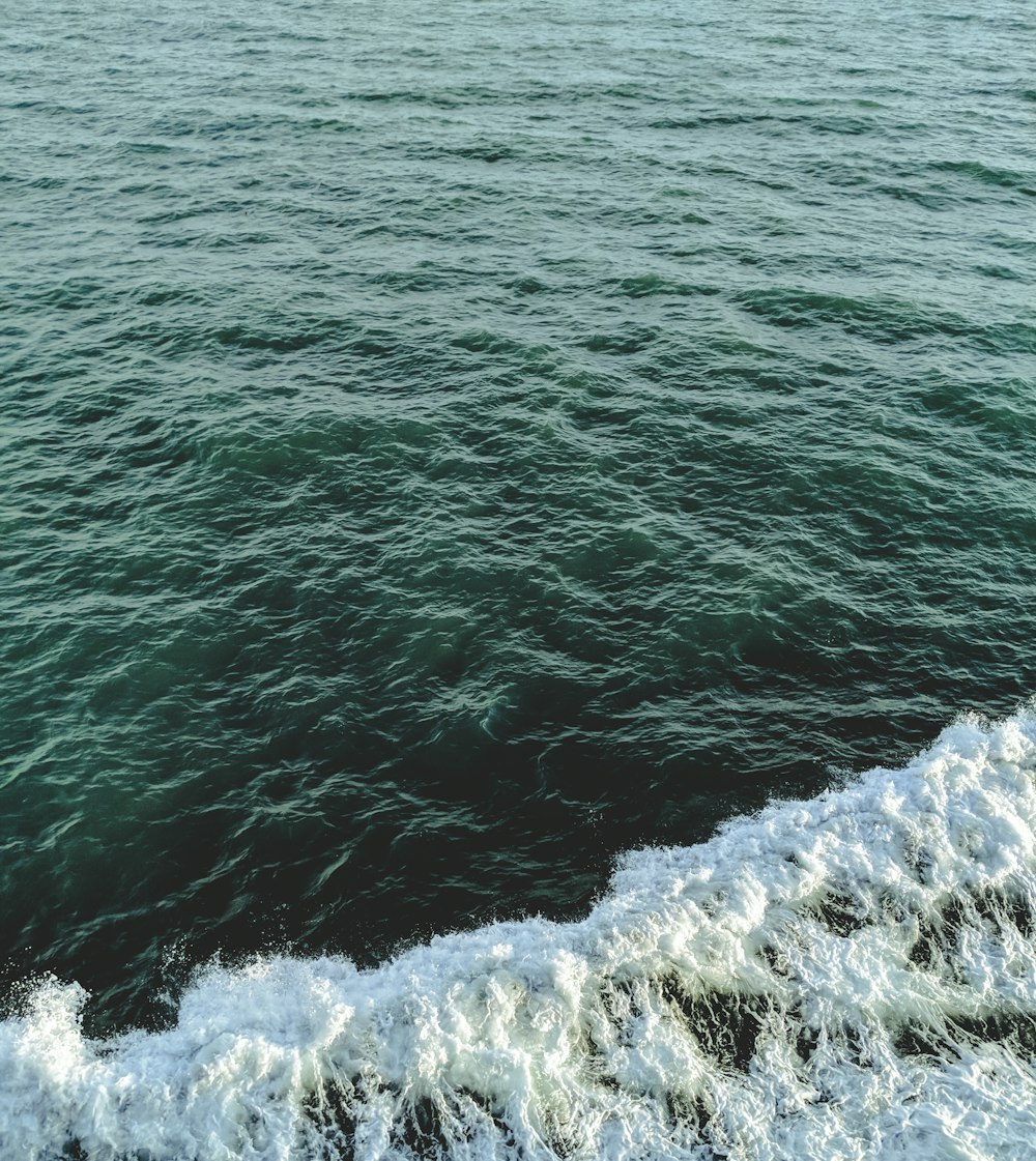 body of water near gray rocks during daytime