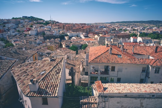 aerial view of city buildings during daytime in Cuenca Spain