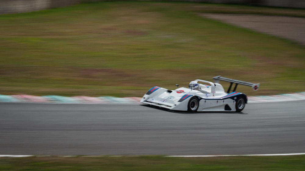 white and black f 1 on track