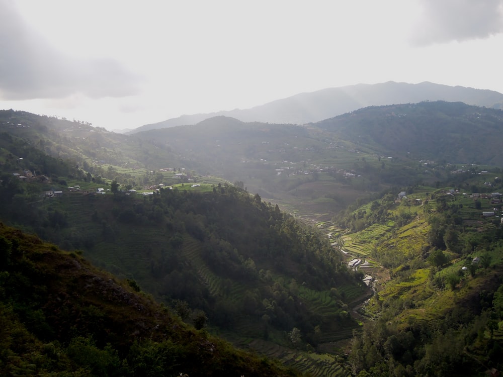 green mountains under white sky during daytime