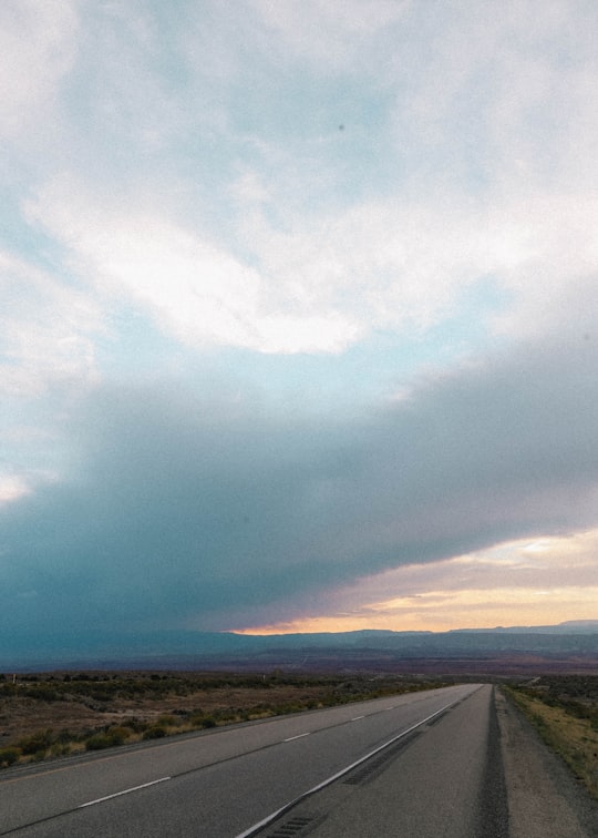 white clouds over the sea in Utah United States