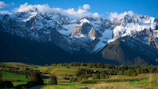 A stunning mountain landscape.