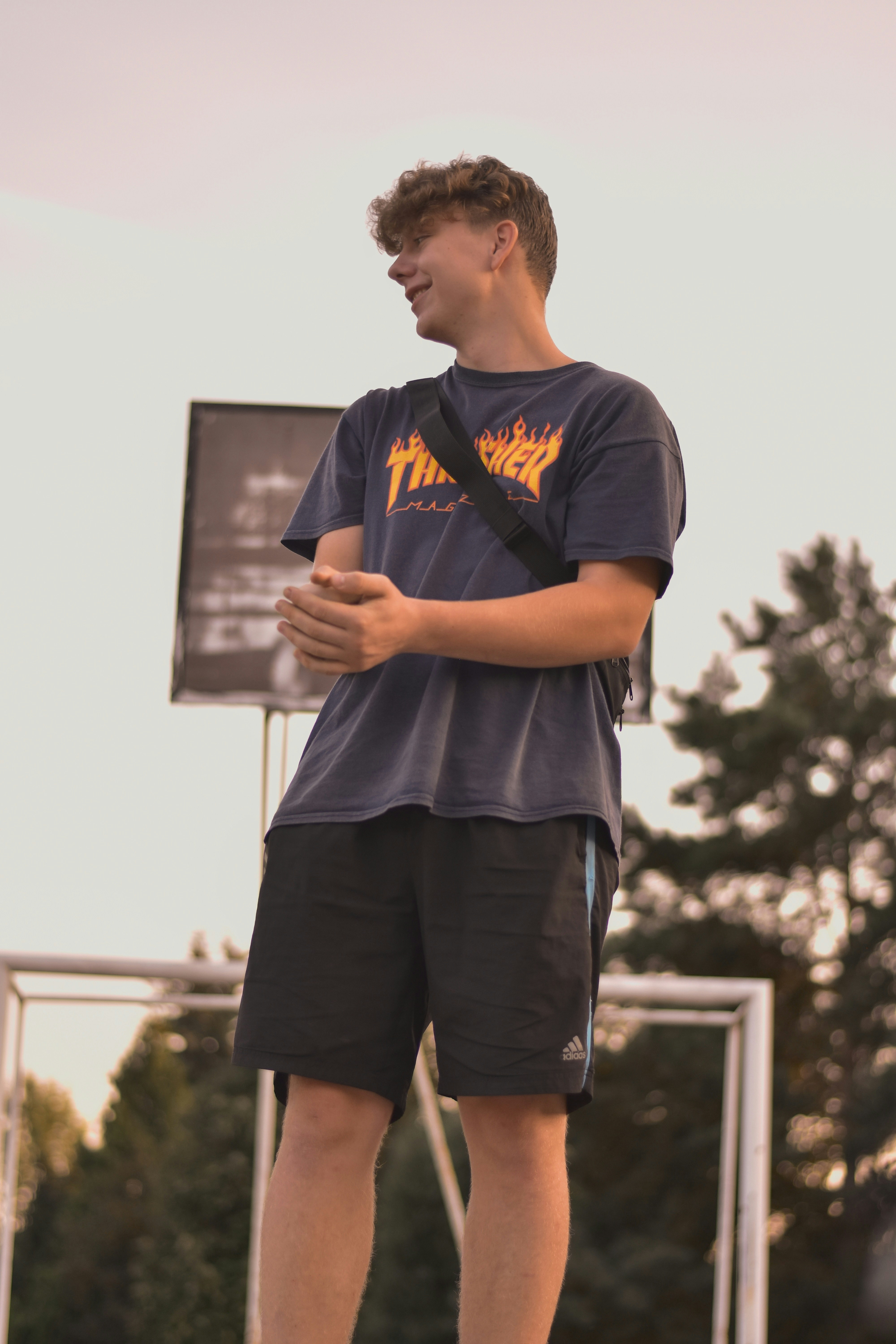 José Carlos na juventude, sorrindo