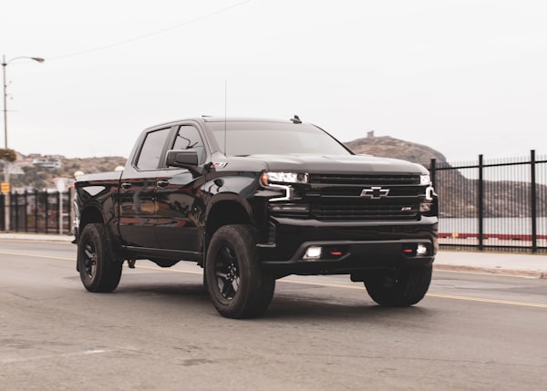 Full detail on a pickup truck