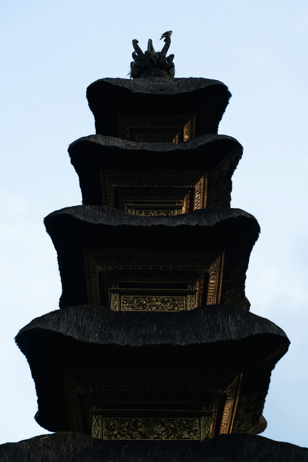 Pagoda photo spot Desa Penglipuran Bangli Indonesia