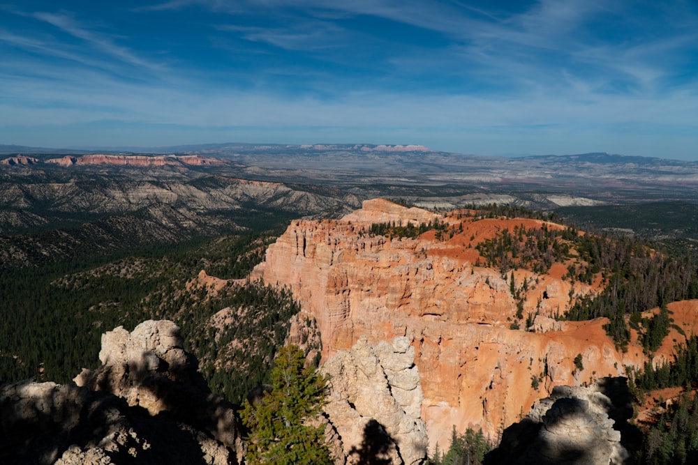 brown rocky mountain under blue sky during daytime