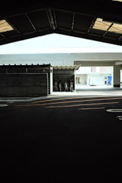 white and black concrete building