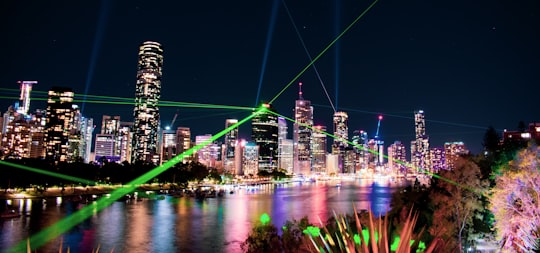 city skyline during night time in Brisbane City QLD Australia