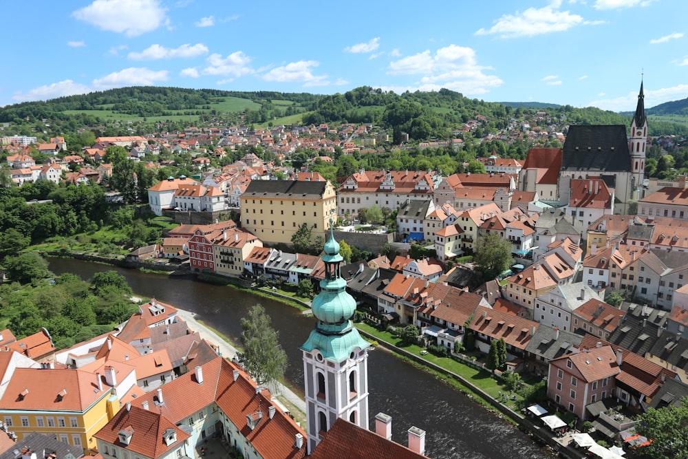 aerial view of city buildings during daytime