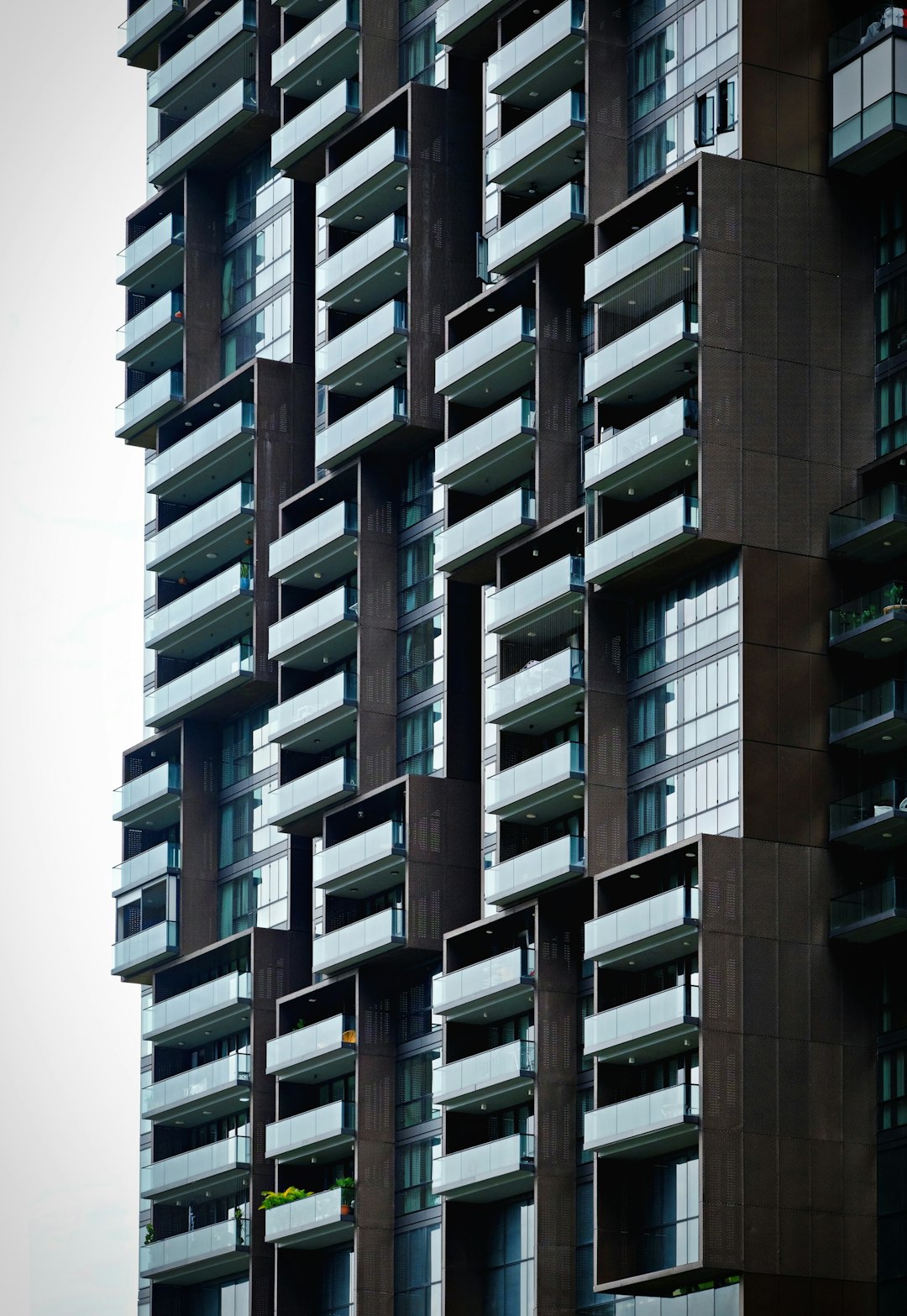 white and black concrete building