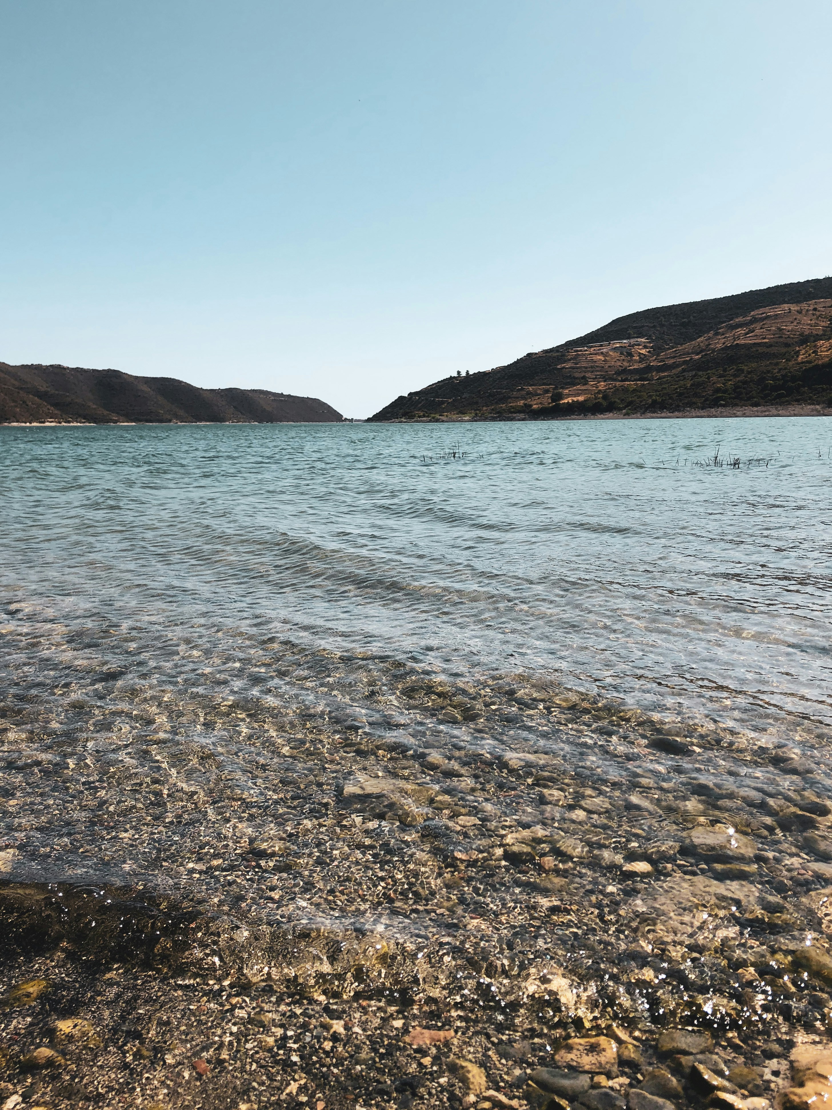 Calm lake, serene nature, ilustrasi artikel Navigating the Storm: Strategies for Dealing with Difficult Family Members 3