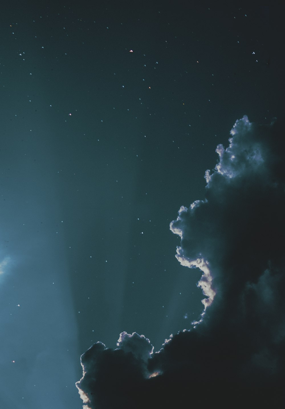 blue sky with white clouds