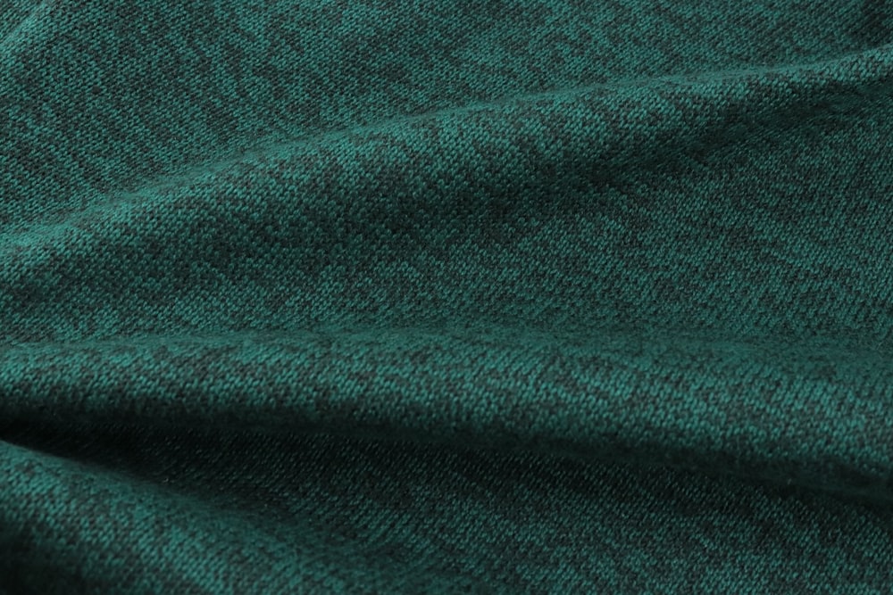green textile in close up image