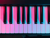 black and white piano keys