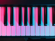 black and white piano keys