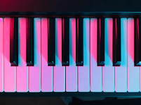 black and white piano keys