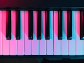 black and white piano keys