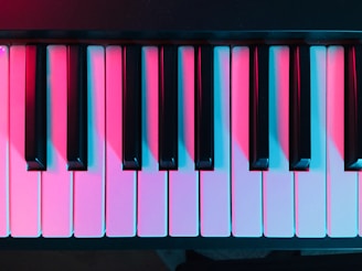 black and white piano keys