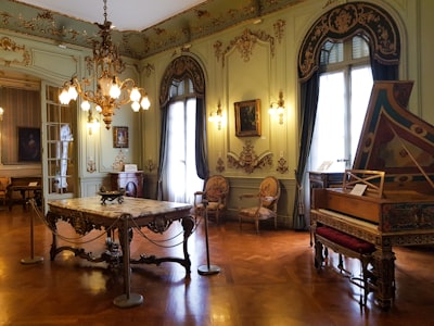 brown wooden upright piano on brown wooden floor uruguay google meet background