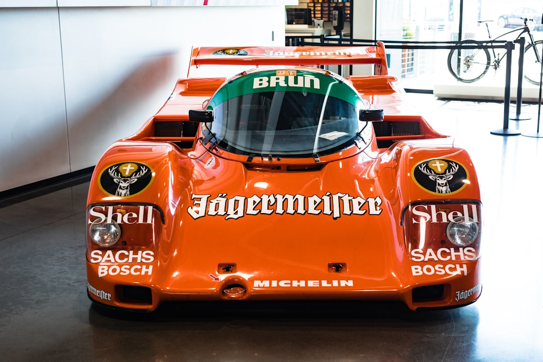 orange and black ferrari f 1