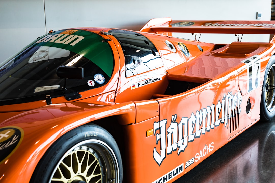 orange and black ferrari f 1