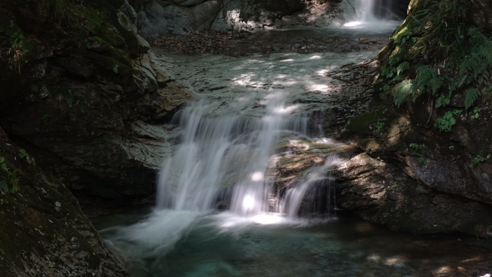 Wasserfälle mitten im Rocky Mountain