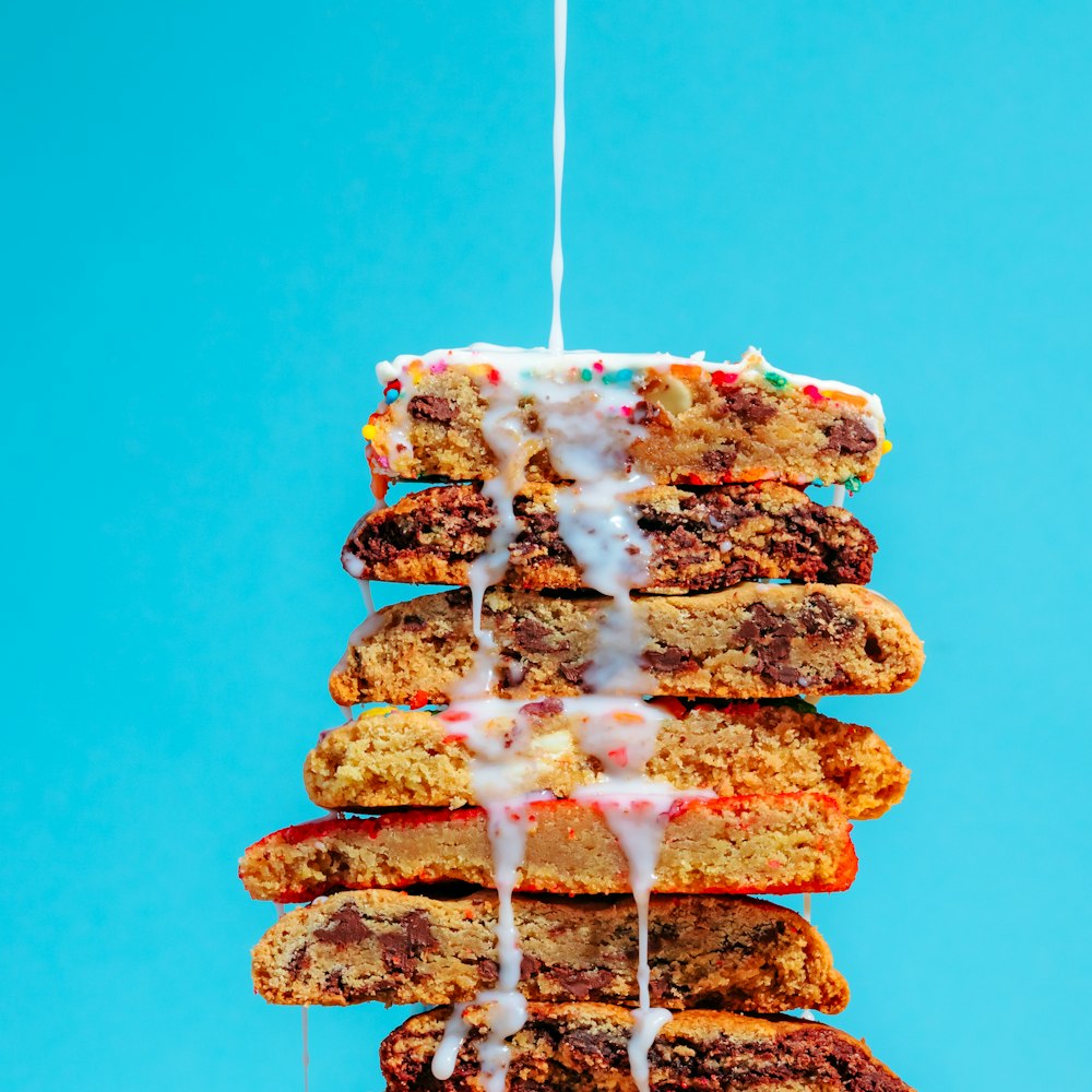 ice cream on stick with sprinkles