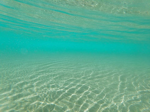 A captivating underwater view from a submarine.