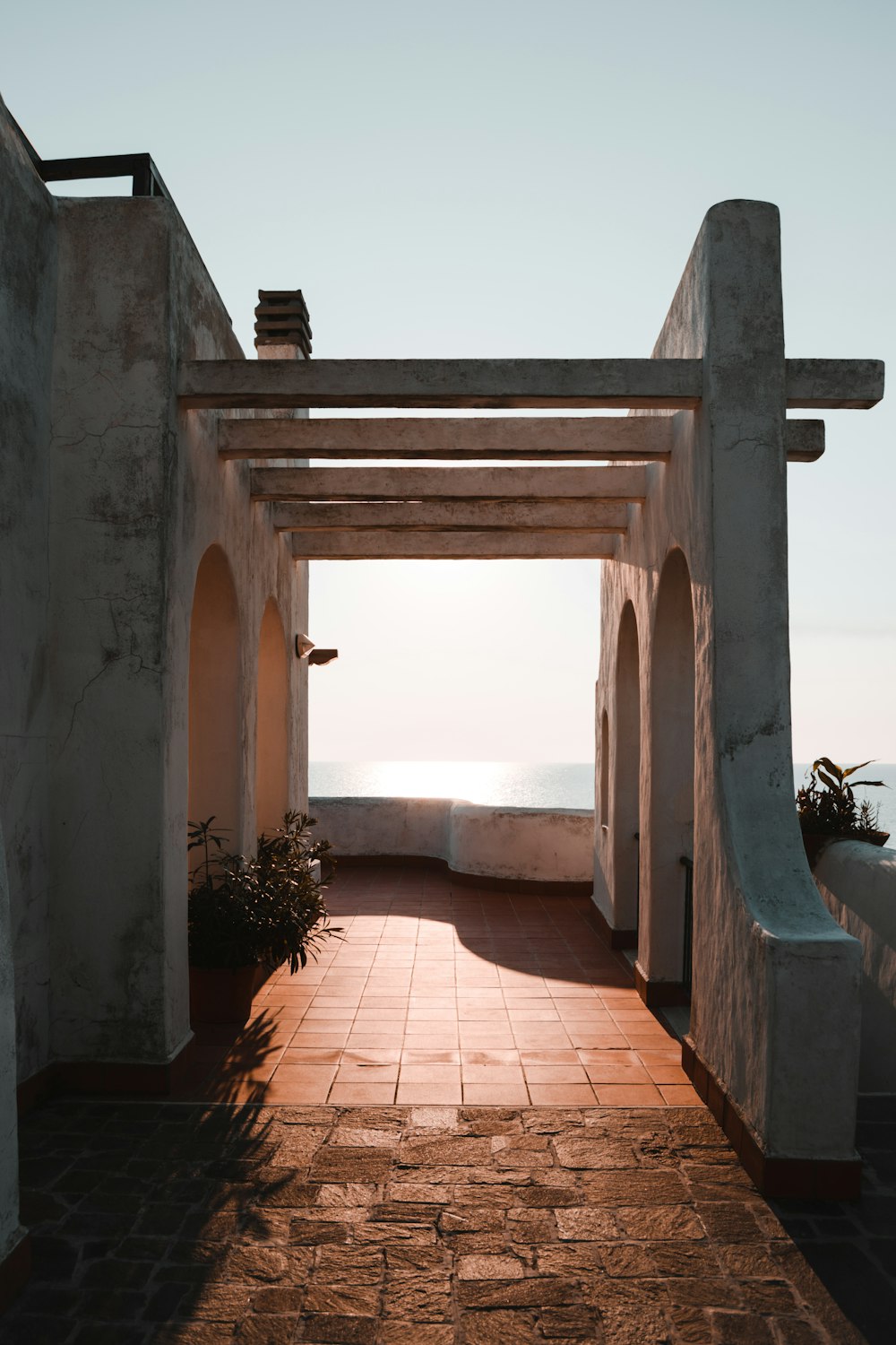 white concrete arch during daytime