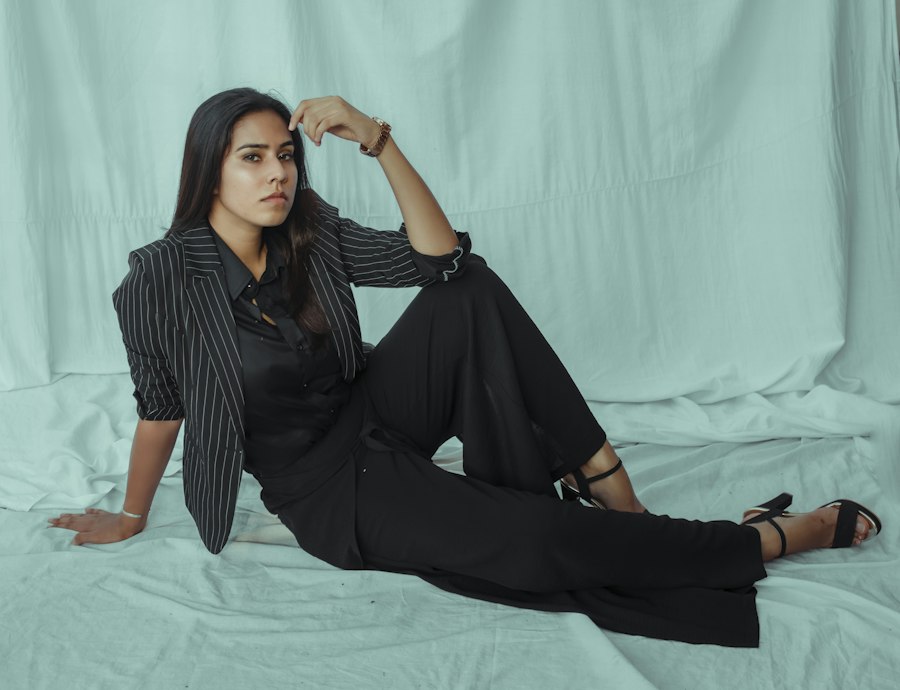 Pantalon Tailleur Noir Naf Naf vêtements et mode
