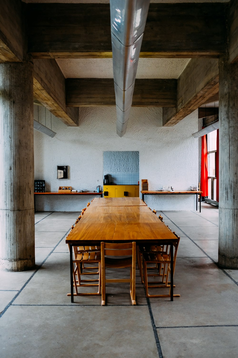 brown wooden table and chairs