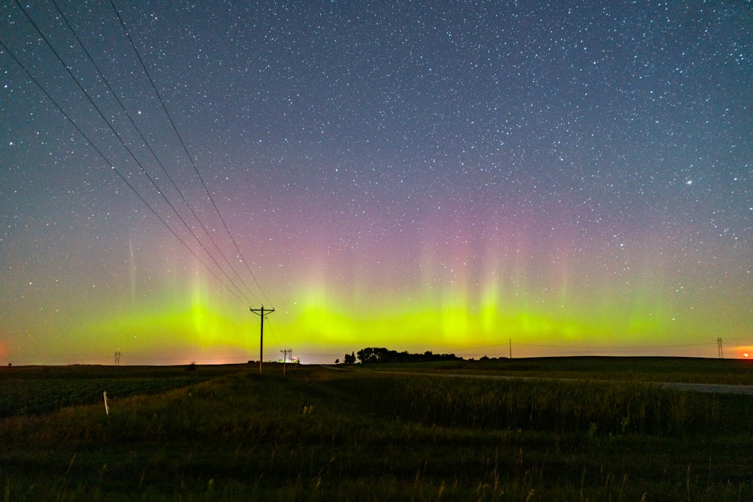 The northern lights in North Dakota