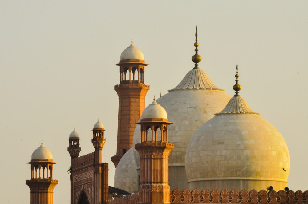 brown and white dome building