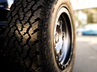 black and silver car wheel tires