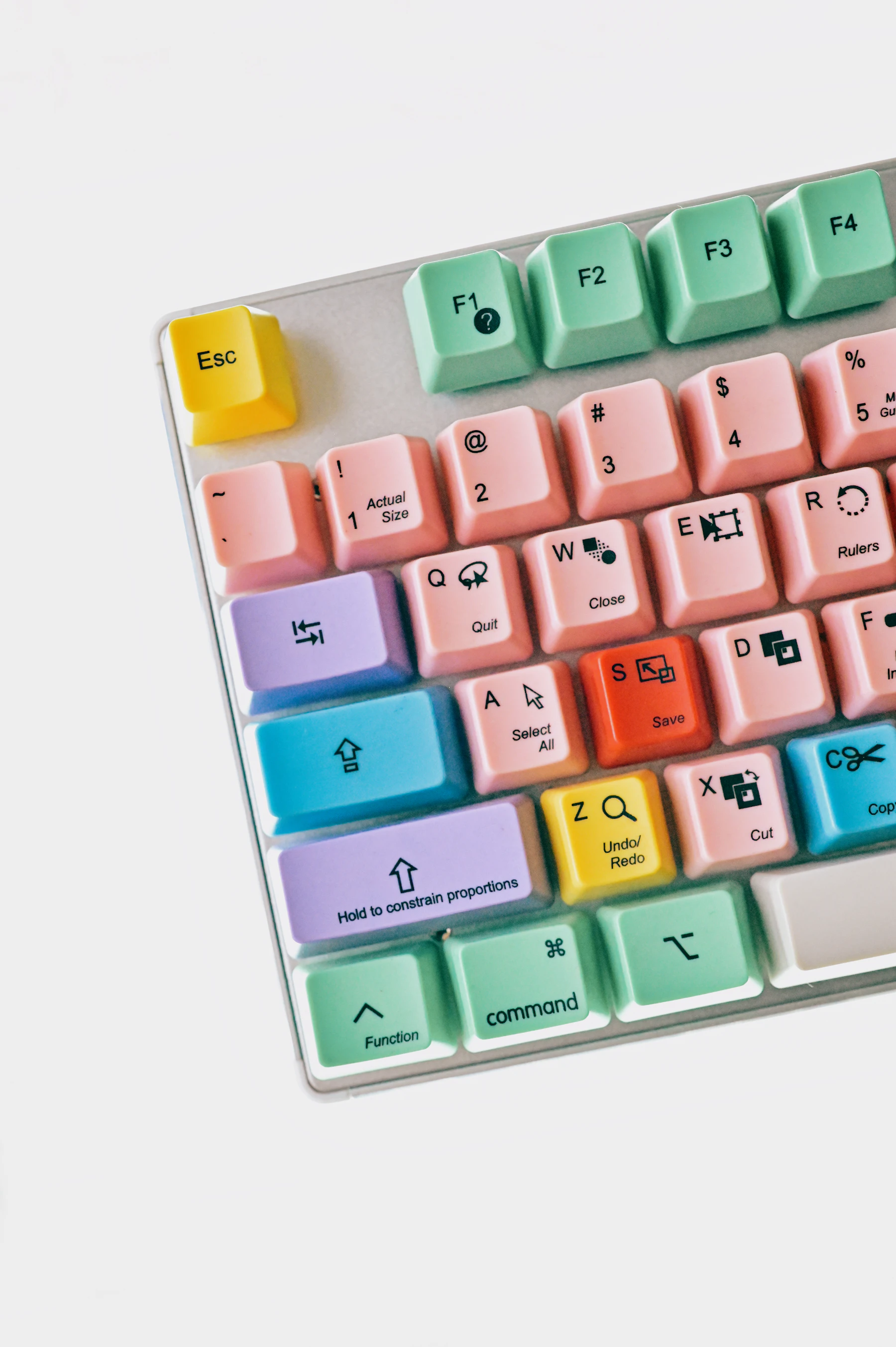 Clavier mécanique compact 75% avec keycaps rétroéclairées RGB