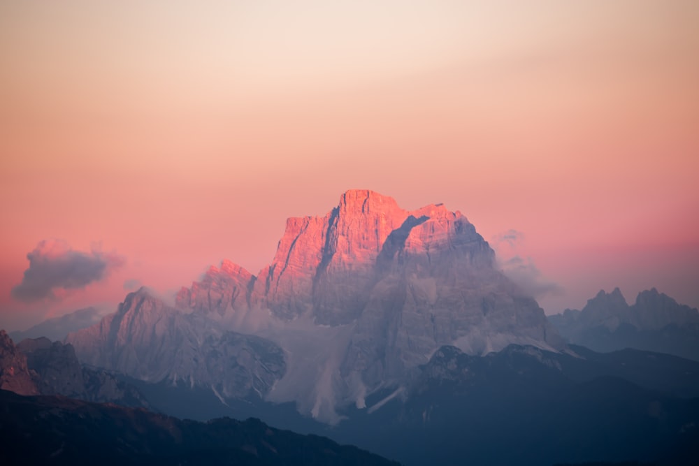 brown rocky mountain under white sky during daytime