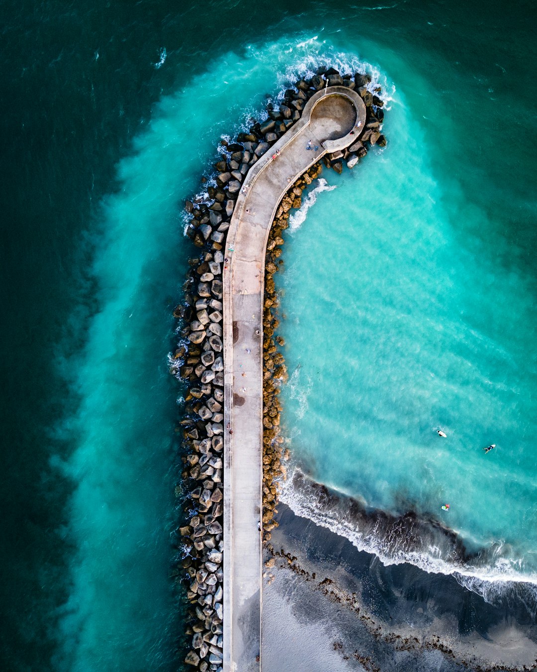 aerial view of beach during daytime