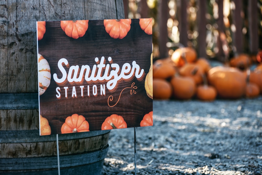 happy birthday signage on brown wooden bucket