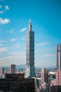 city skyline under blue sky during daytime