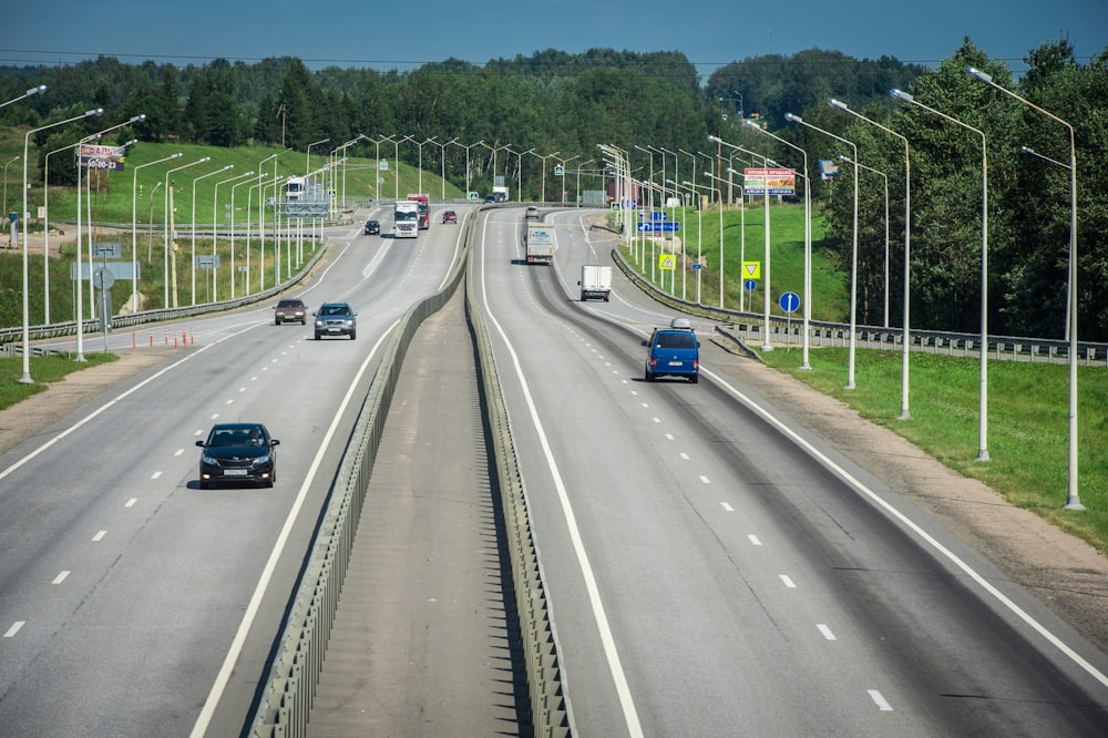 cars on road during daytime