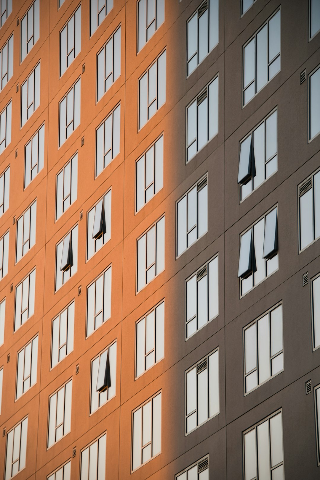 brown and white concrete building